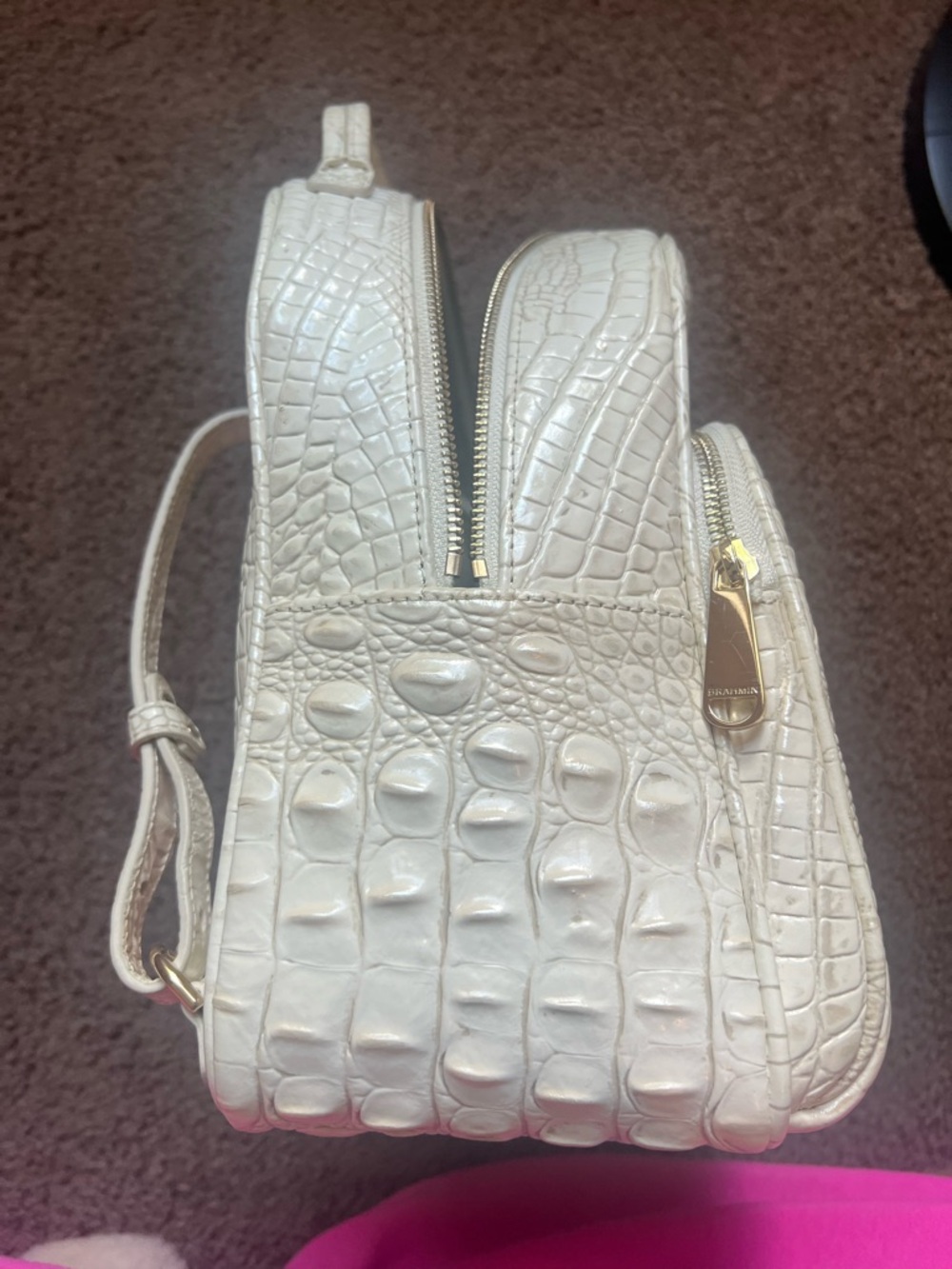 Ivory Brahmin backpack - Picture 5 of 7